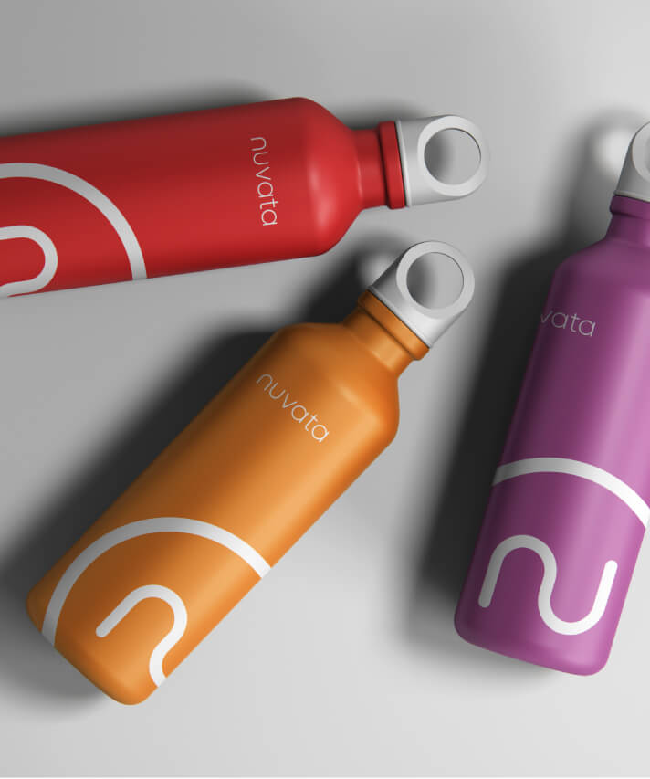 Nuvata Cannabis Branding - Water Bottle