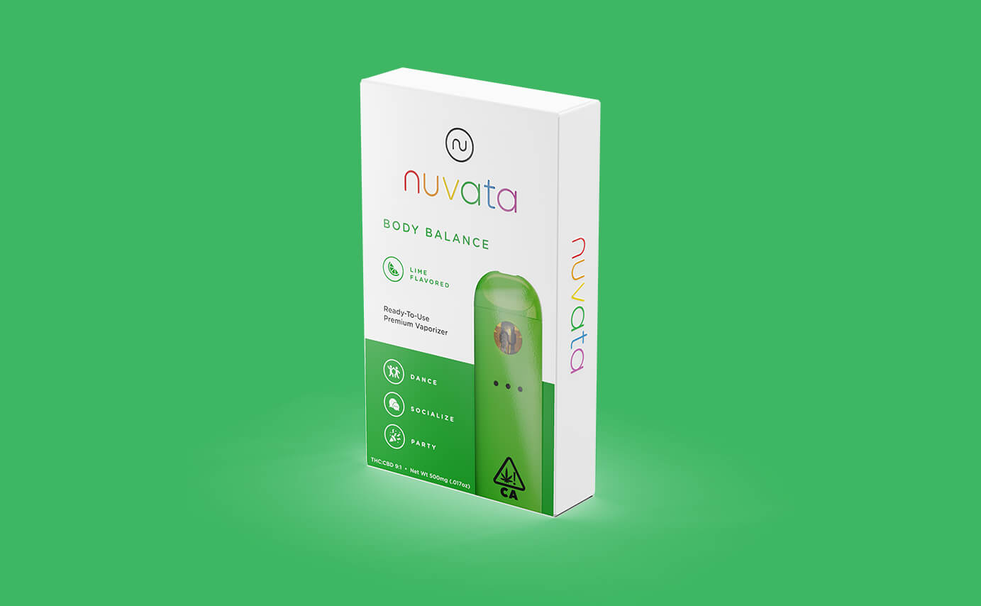 Nuvata Cannabis Vaporizer Packaging Design - Body Balance Packaging