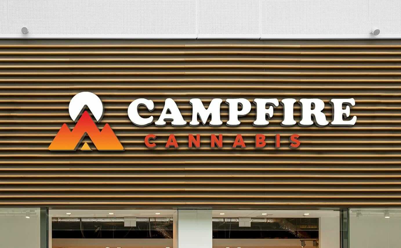 Campfire Cannabis Dispensary Branding - Signage Design