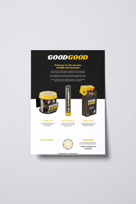 GoodGood Cannabis Branding - Sales Sheet