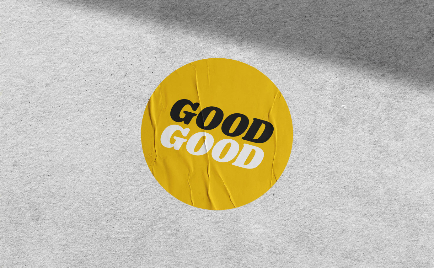 GoodGood Cannabis Branding - Sticker