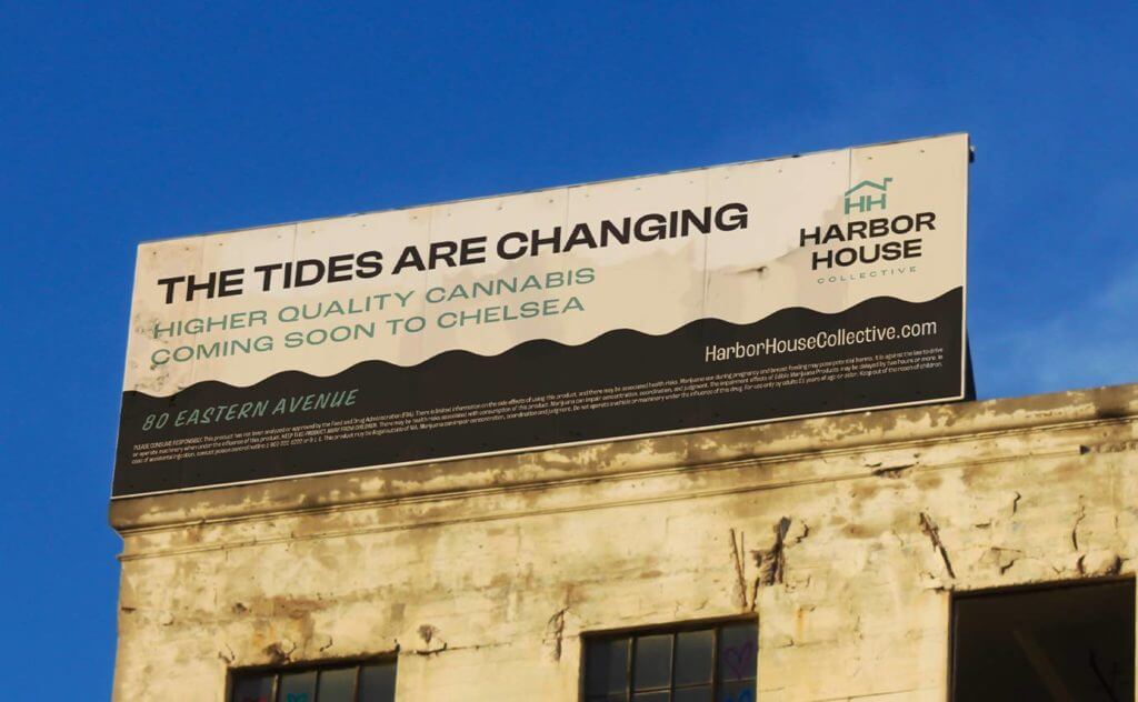 Harbor House Cannabis Dispensary Branding - Billboard Design