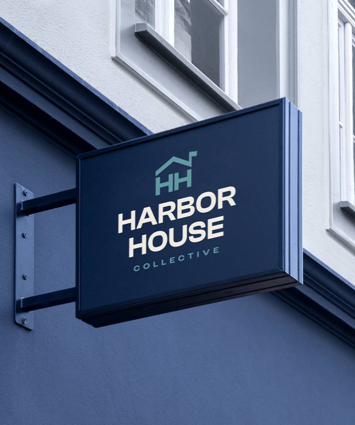 Harbor House Cannabis Dispensary Branding - Sign Design