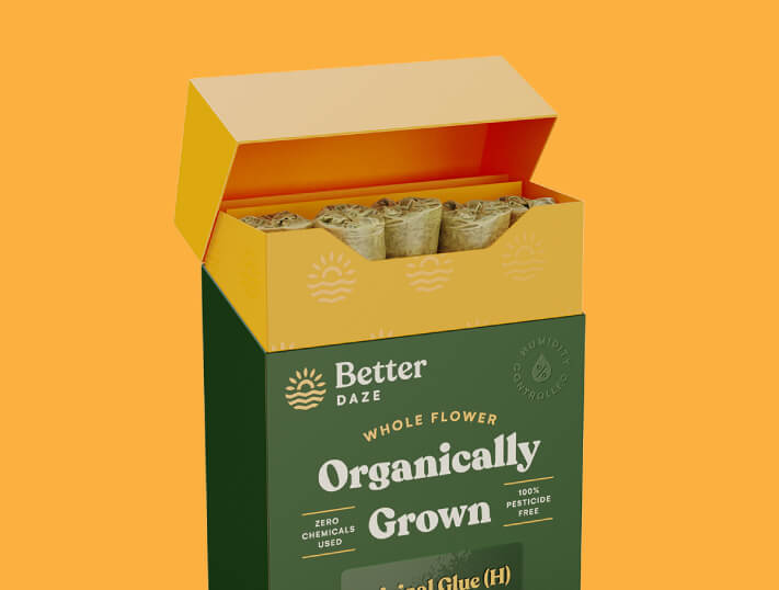 Better Daze Cannabis Branding - Pre-Roll Packaging Design