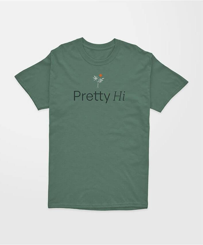 Pretty Hi Cannabis Branding | T-Shirt Design