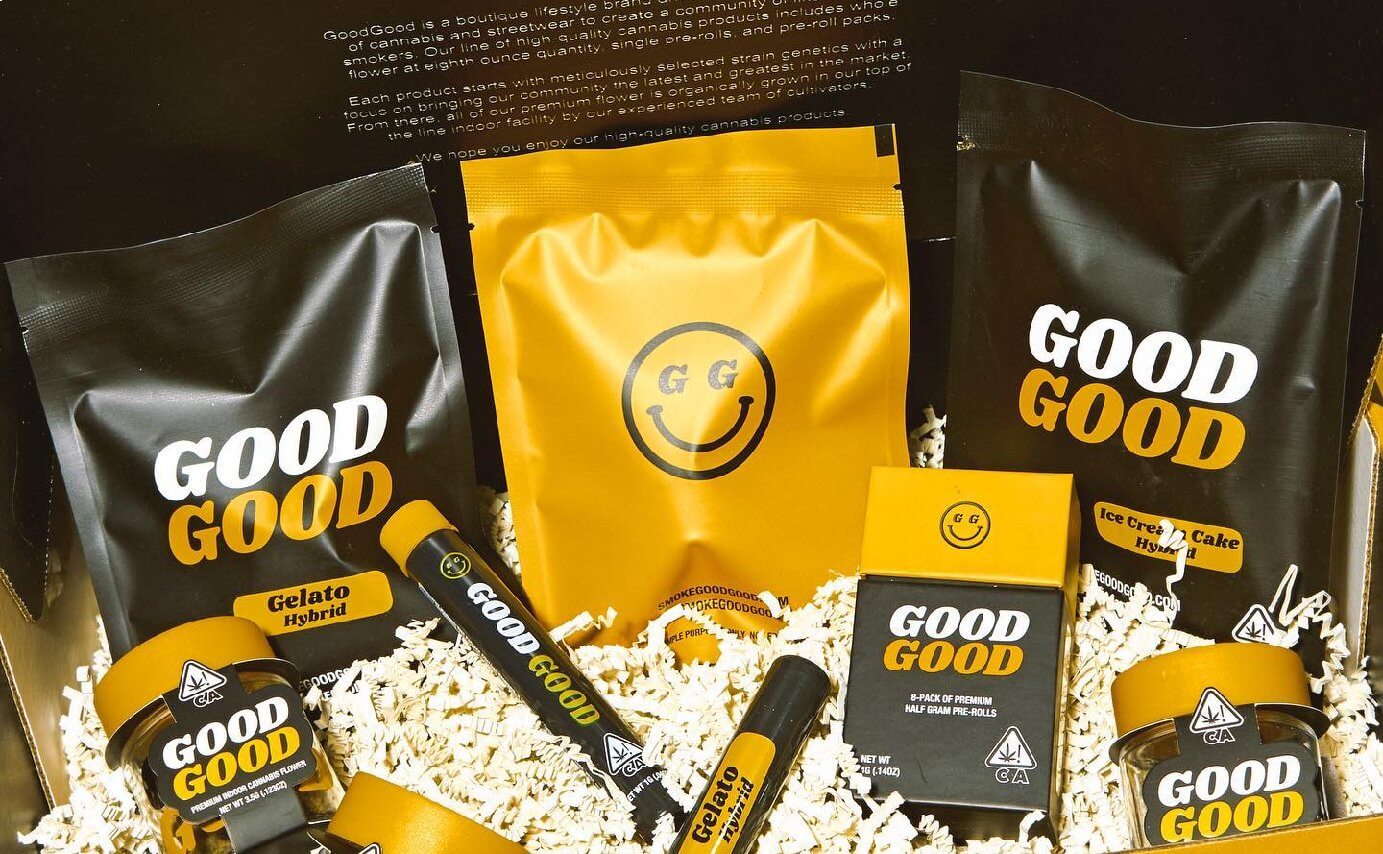 GoodGood Cannabis Packaging Design - Pre-Roll Packs, Jars, and Mylar Bags