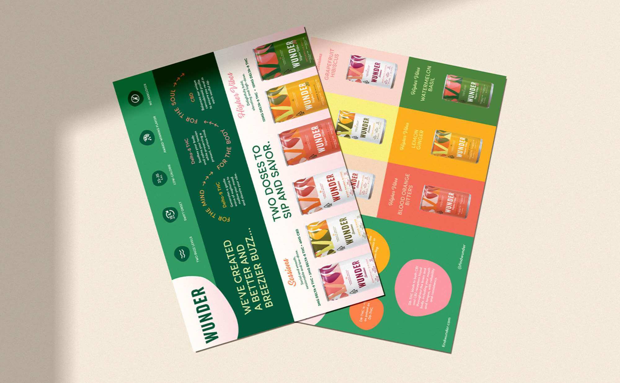 Wunder Cannabis Marketing - Brochure Design