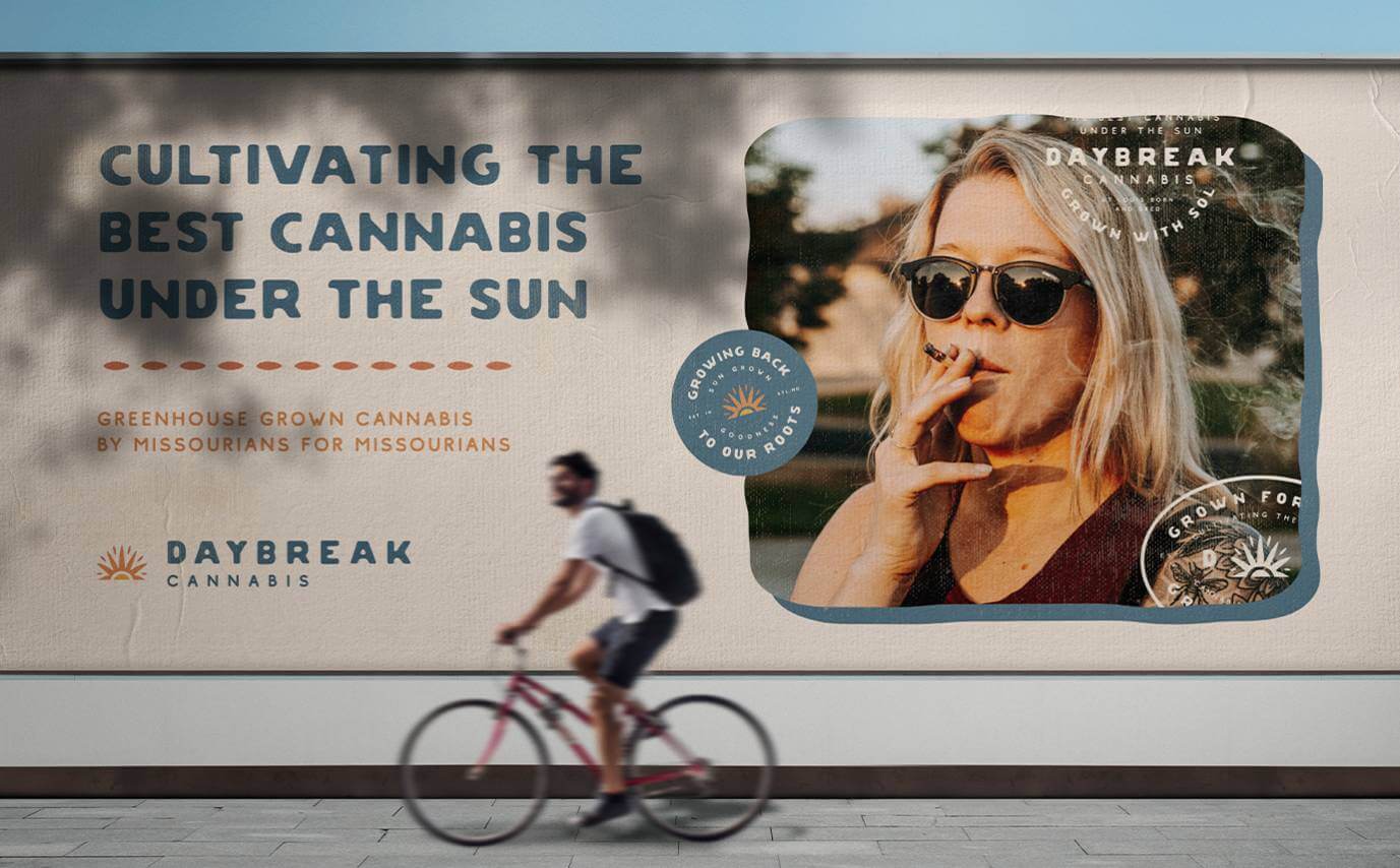 Daybreak Cannabis Branding - Billboard Design