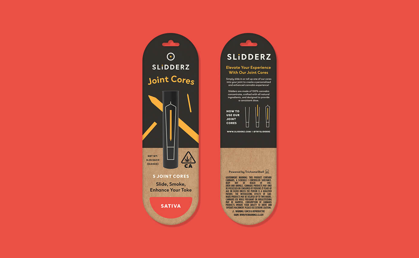 Slidderz Cannabis Packaging Design - Sativa