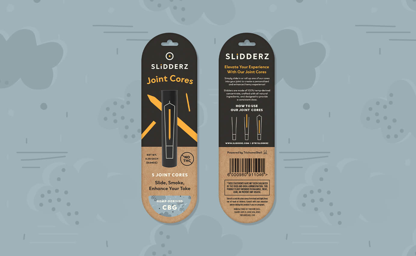 Slidderz Cannabis Packaging Design - Hemp-Derived CGB