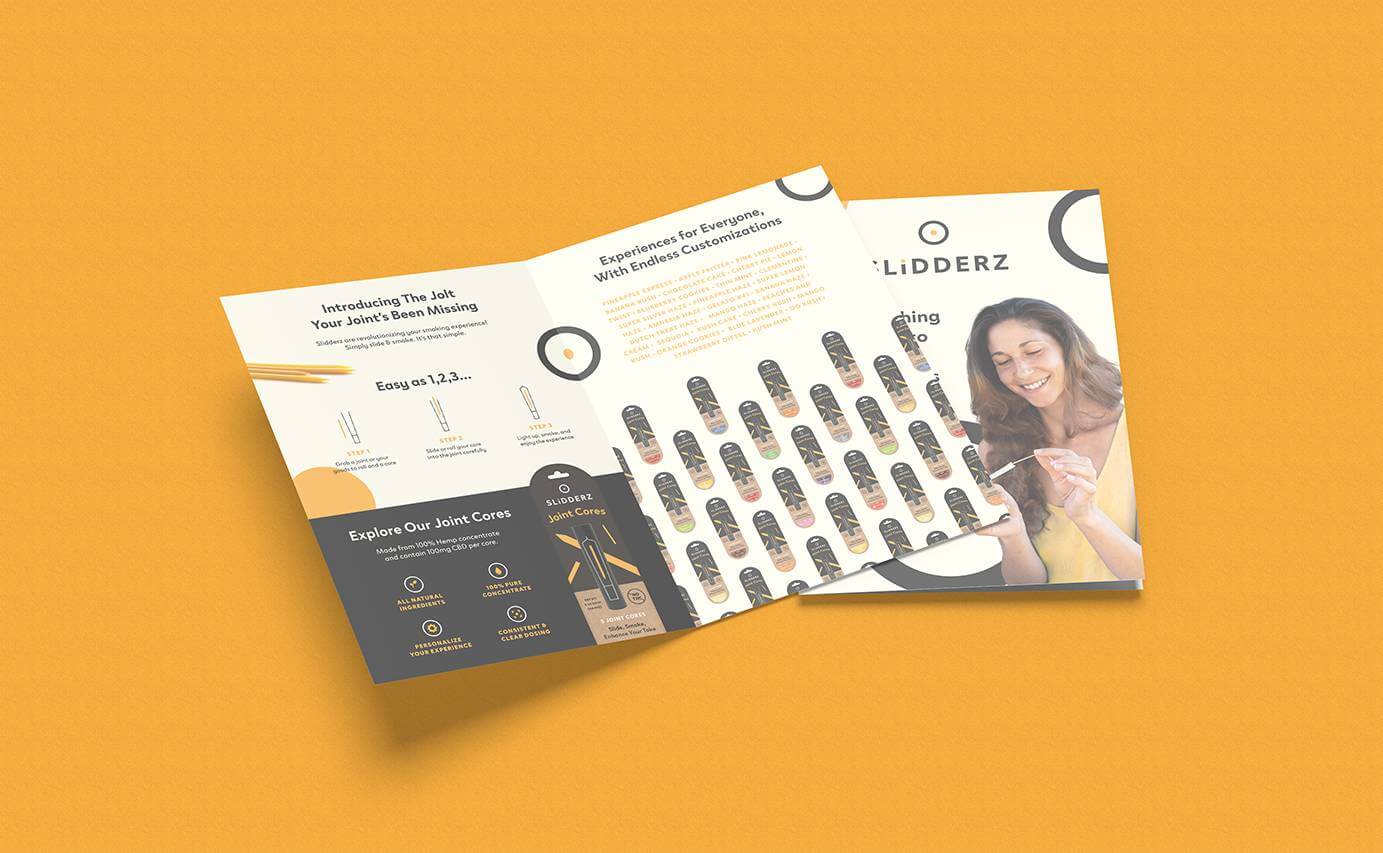 Slidderz Cannabis Advertising - Booklet Design