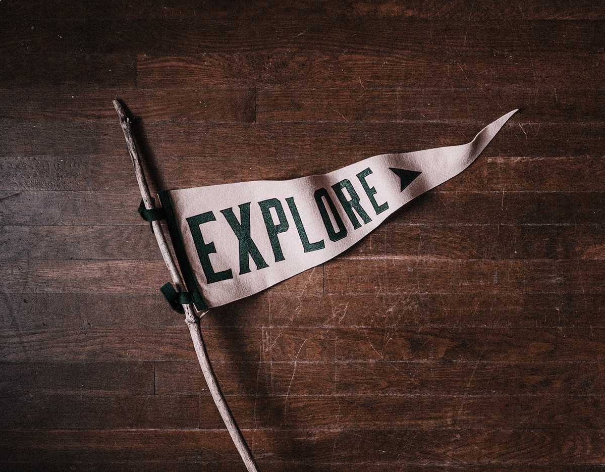 Exploration Explore Flag