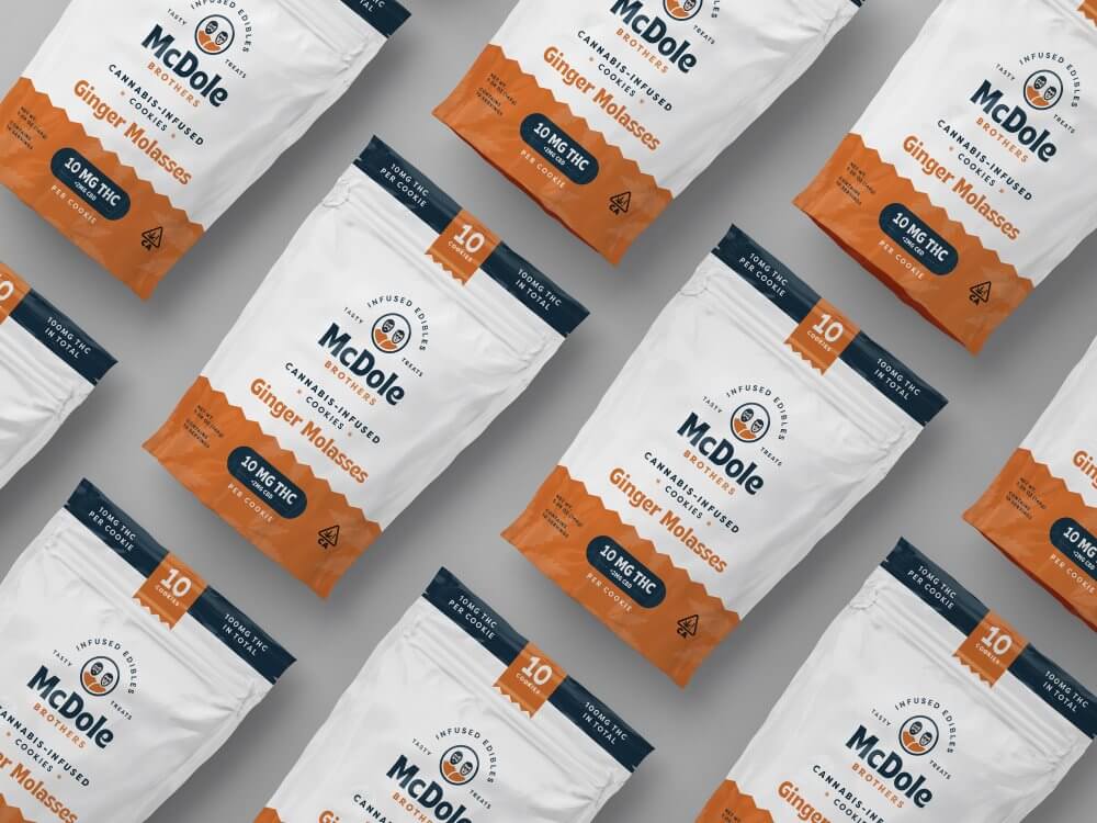 McDole Brothers Cannabis Packaging Design - Ginger Molasses Edible