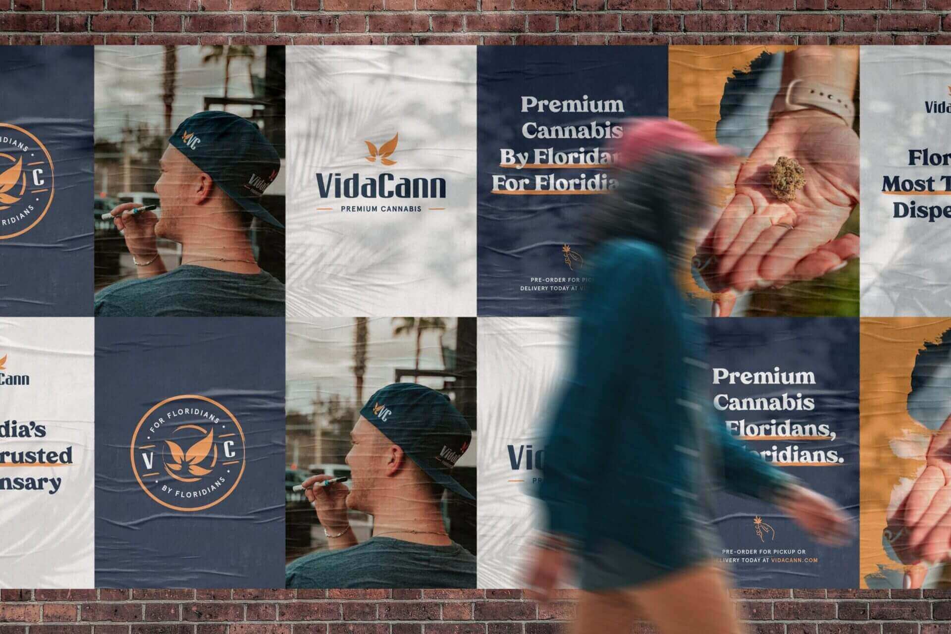 VidaCann dispensary advertising design