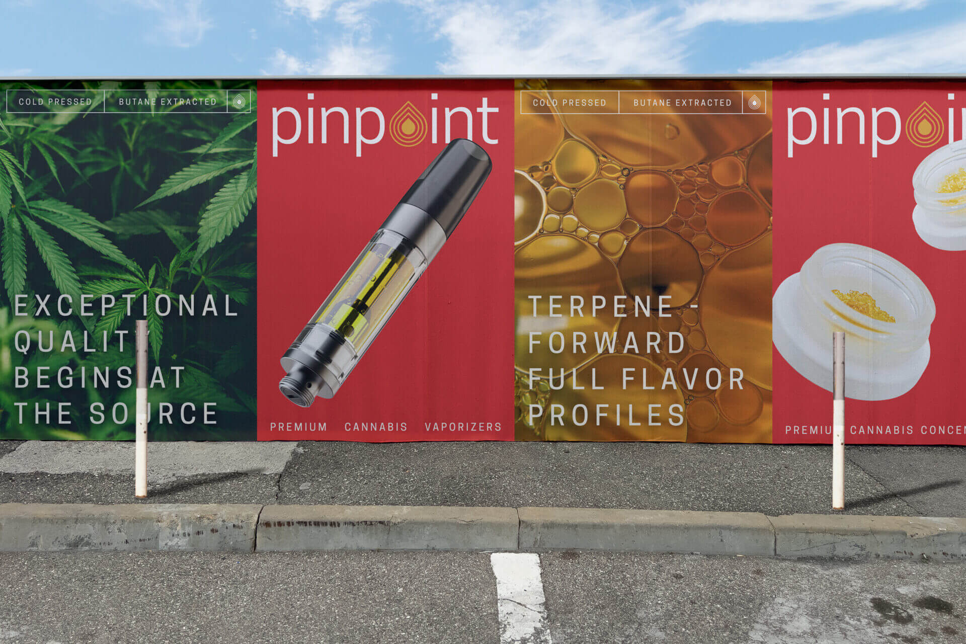 Pinpoint | Cannabis Advertising Design