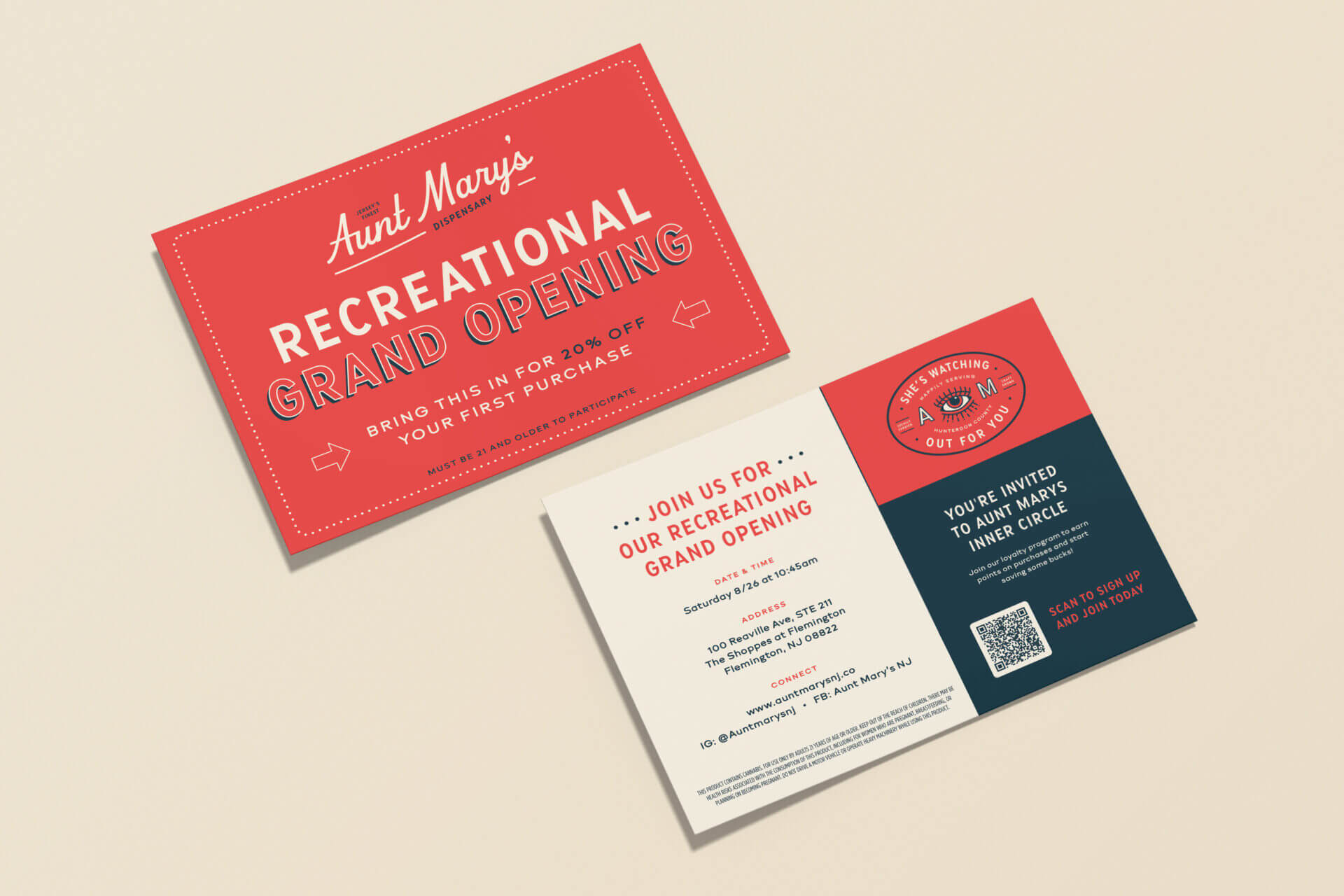 Aunt Mary's Leaflet Design