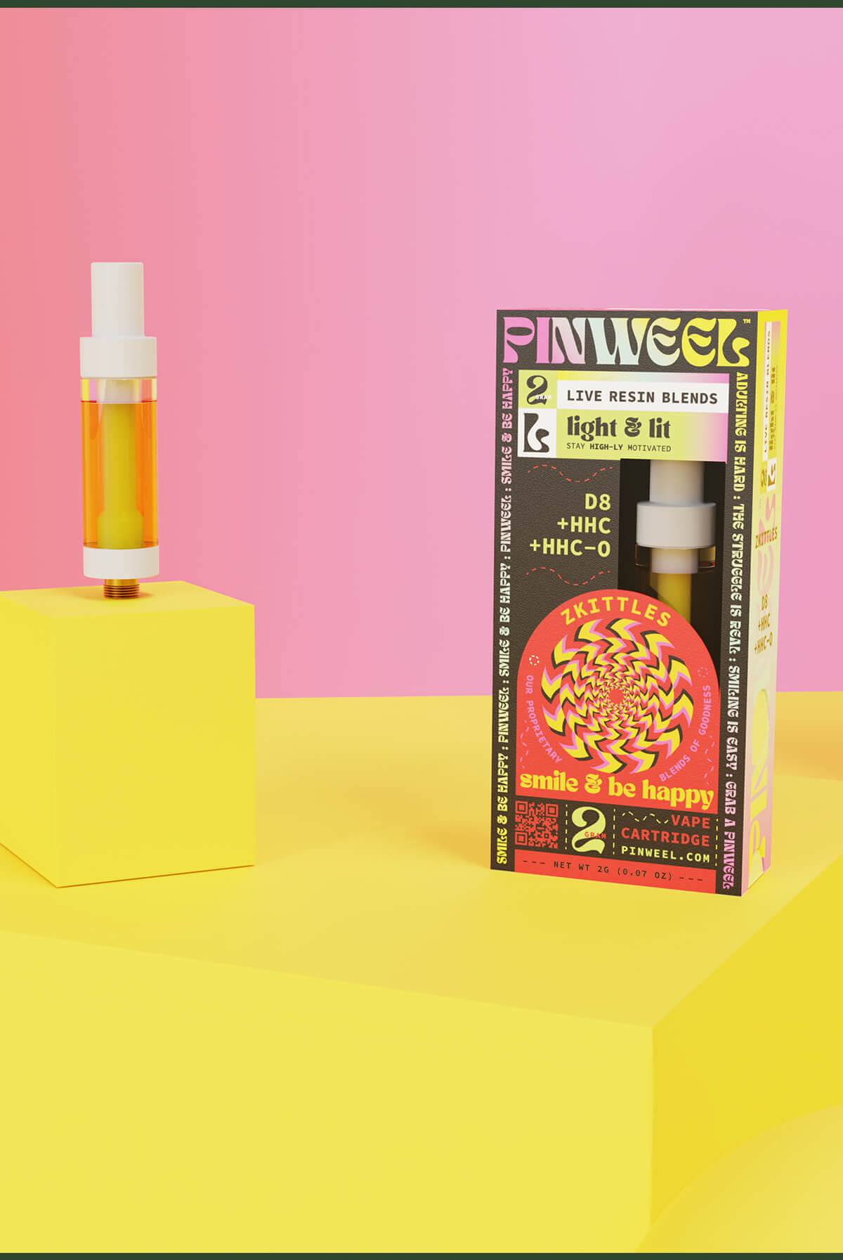 Pinweel | CBD Vape Packaging Design