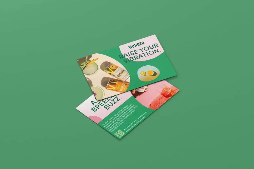 Wunder Cannabis Business Card Design